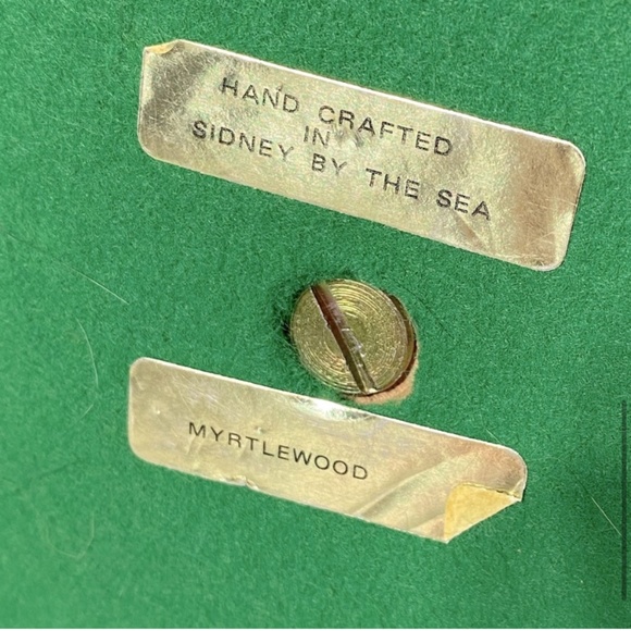 Vintage Hand Crafted In Sydney By The Sea Myrtlewood Two Tier Serving Tray - Picture 8 of 14